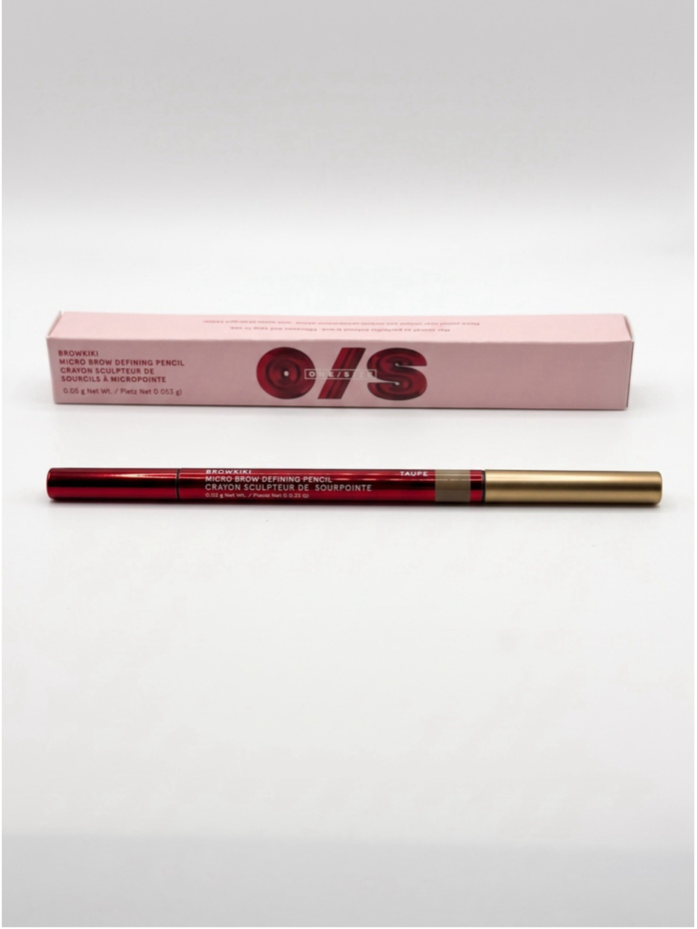 ONE/SIZE BrowKiki Micro Brow Defining Pencil 02 Taupe 0.07g New in Box
